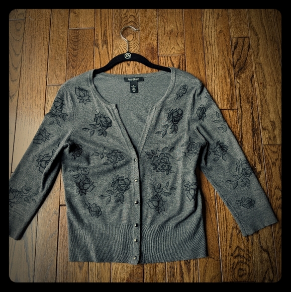 White House Black Market Sweaters - White House Black Market Grey Sweater